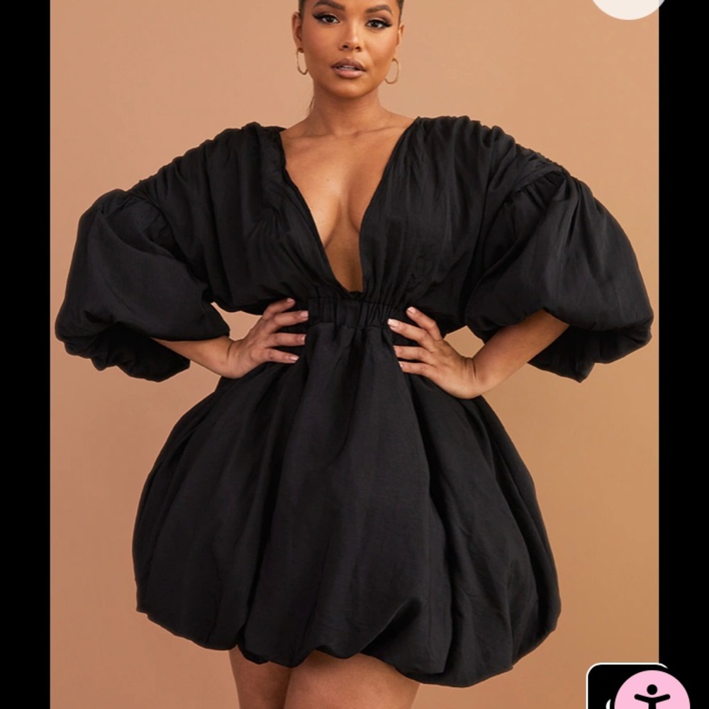 Pretty Little Thing Plus Puffball Hem Dress